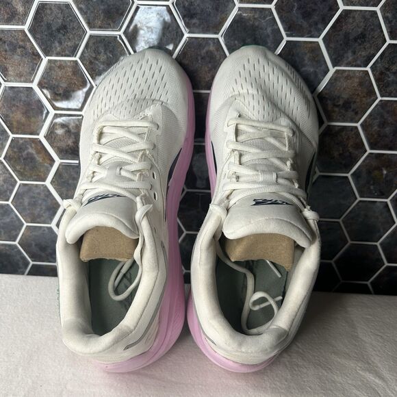 Altra Via Olympus Road Womens 9.5 Shoes Running Sneaker White Pink *Blemishes - Picture 6 of 8